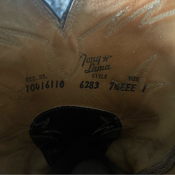 VINTAGE TONY LAMA - Picture 3 of 5